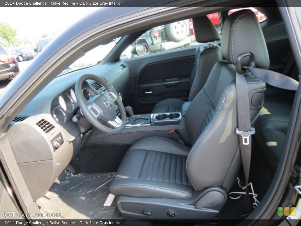 Dark Slate Gray Interior Front Seat for the 2014 Dodge Challenger Rallye Redline #85522463