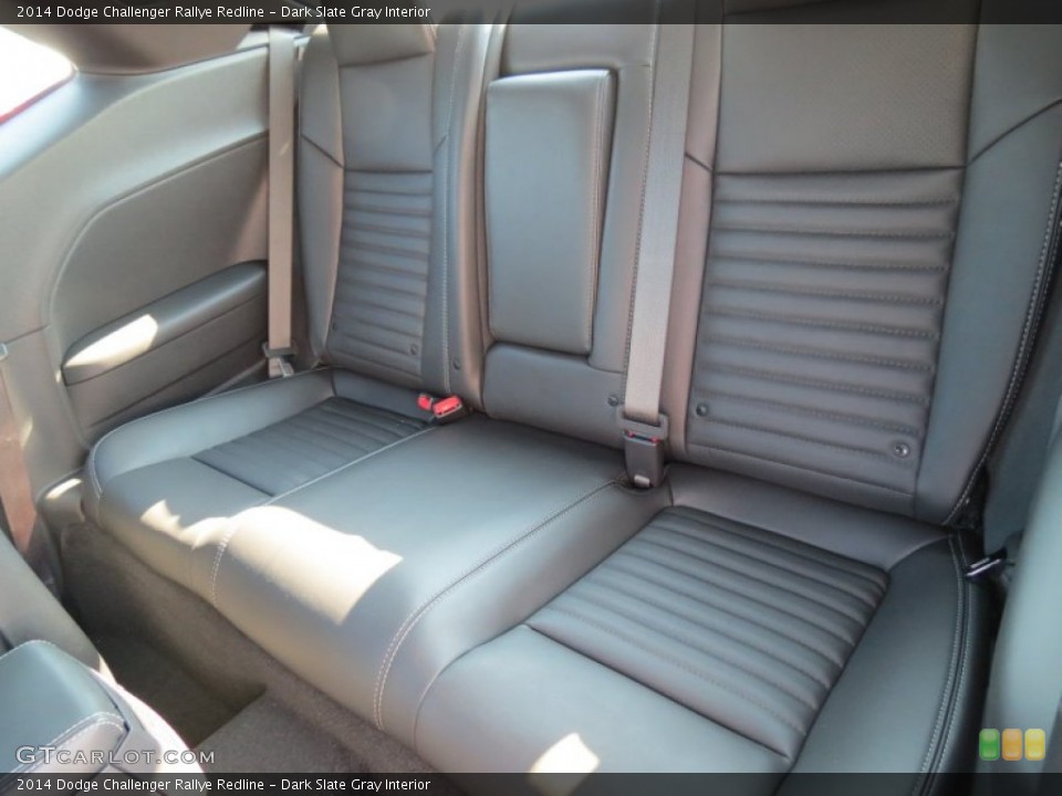 Dark Slate Gray Interior Rear Seat for the 2014 Dodge Challenger Rallye Redline #85522511