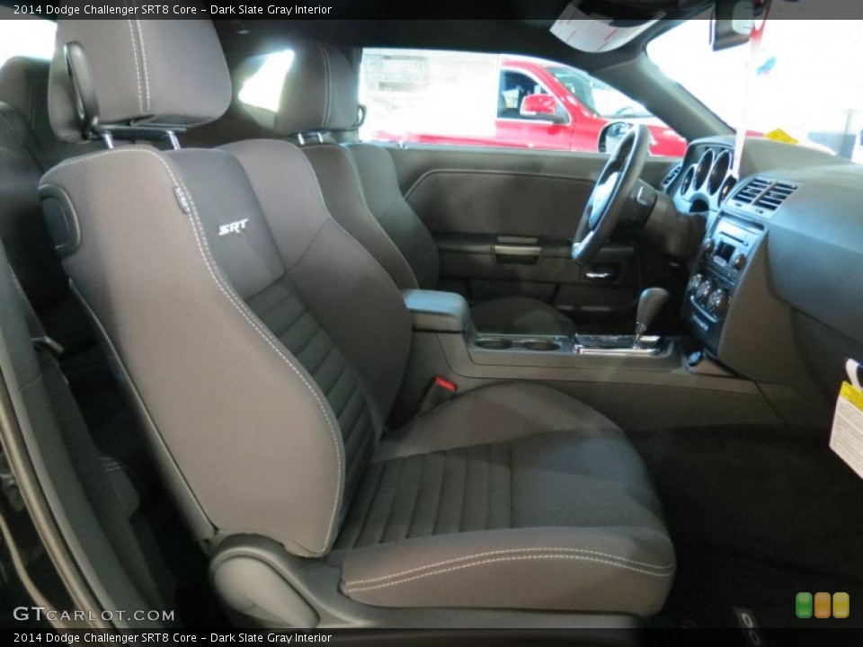Dark Slate Gray Interior Front Seat for the 2014 Dodge Challenger SRT8 Core #85523306