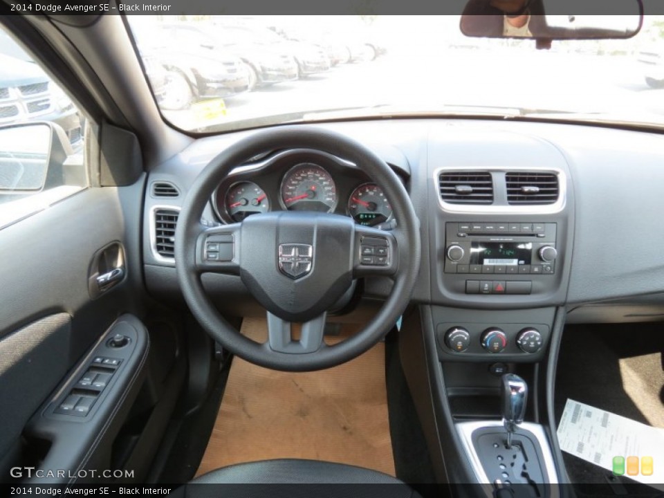 Black Interior Dashboard for the 2014 Dodge Avenger SE #85524443
