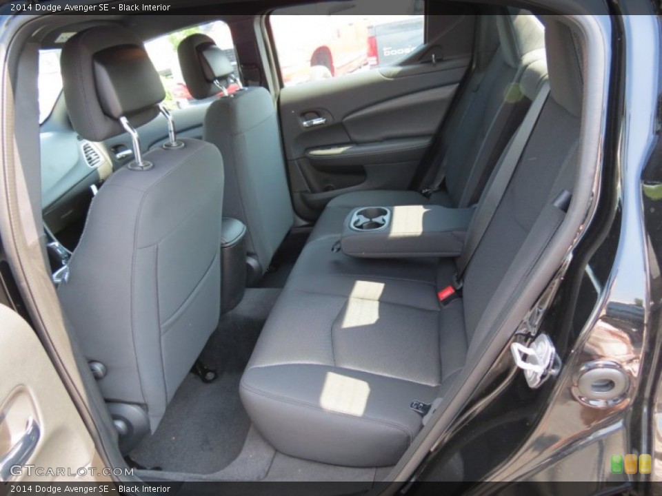 Black Interior Rear Seat for the 2014 Dodge Avenger SE #85525124