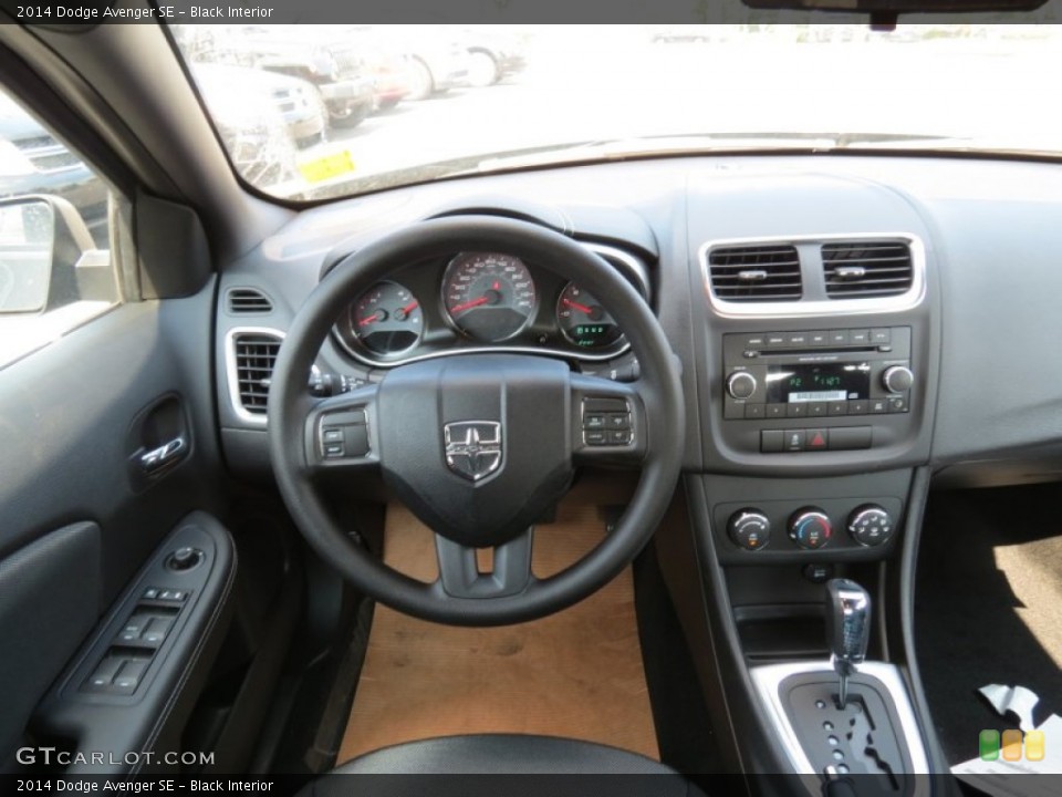 Black Interior Dashboard for the 2014 Dodge Avenger SE #85525151