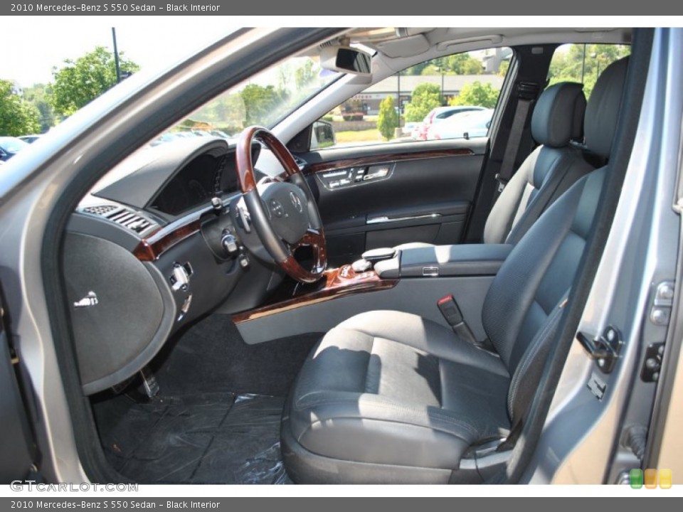 Black Interior Photo for the 2010 Mercedes-Benz S 550 Sedan #85527389