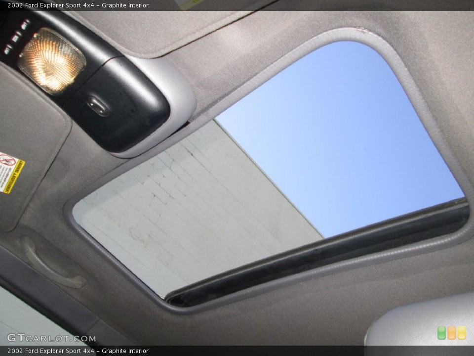 Graphite Interior Sunroof for the 2002 Ford Explorer Sport 4x4 #85529489