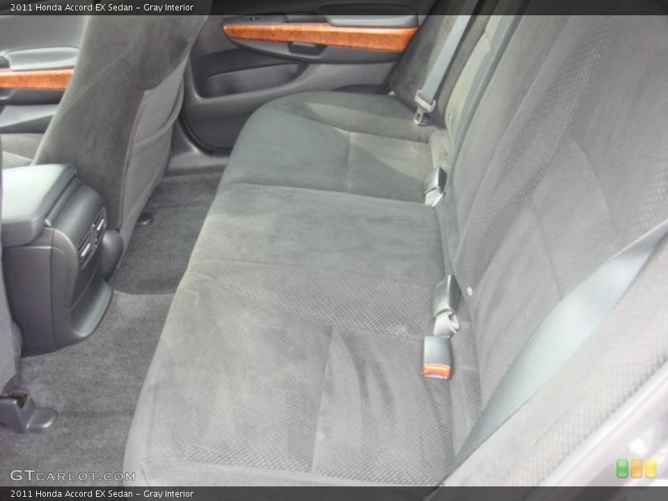 Gray Interior Rear Seat for the 2011 Honda Accord EX Sedan #85532621