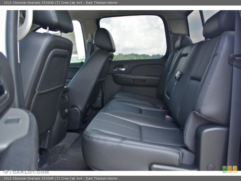 Dark Titanium Interior Rear Seat for the 2013 Chevrolet Silverado 3500HD LTZ Crew Cab 4x4 #85535027