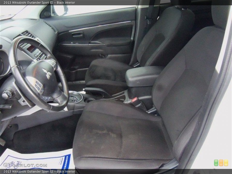 Black Interior Front Seat for the 2013 Mitsubishi Outlander Sport ES #85535546