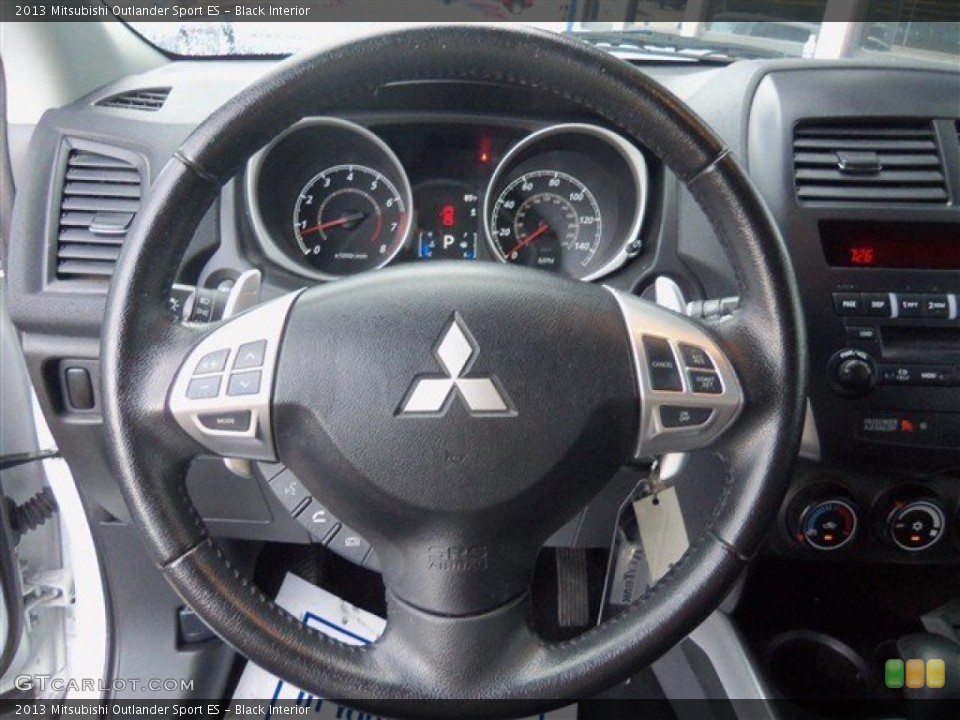 Black Interior Steering Wheel for the 2013 Mitsubishi Outlander Sport ES #85535676