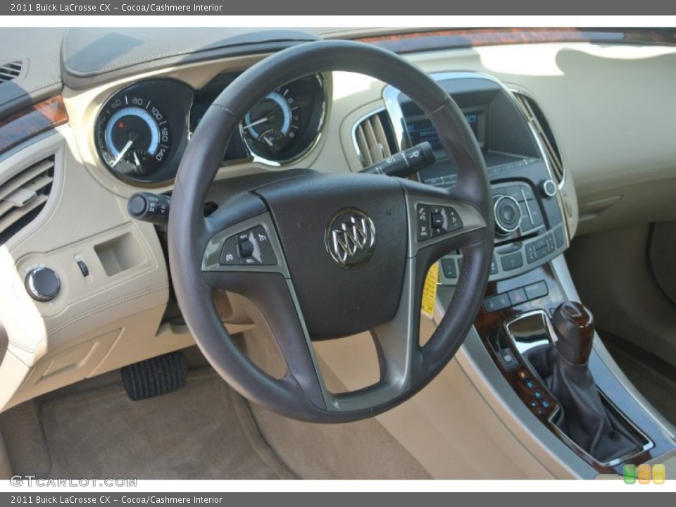 Cocoa/Cashmere Interior Steering Wheel for the 2011 Buick LaCrosse CX #85536719