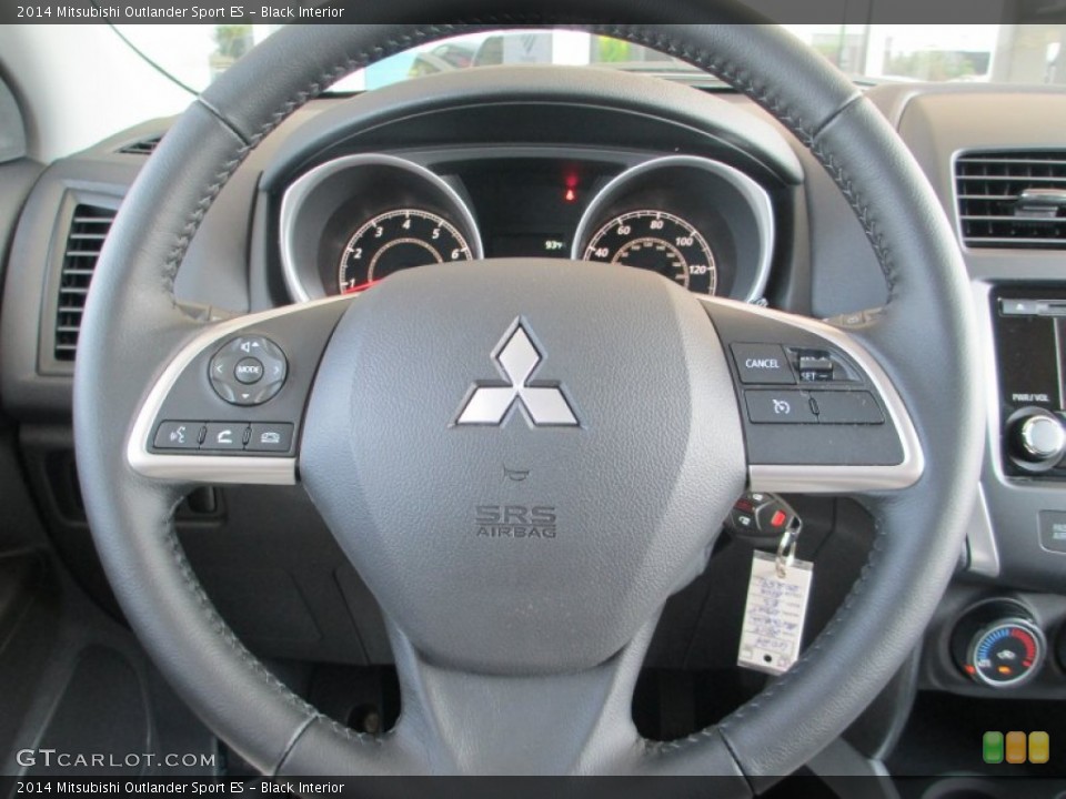 Black Interior Steering Wheel for the 2014 Mitsubishi Outlander Sport ES #85538057