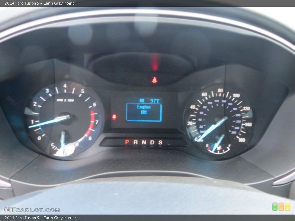 Earth Gray Interior Gauges for the 2014 Ford Fusion S #85538285