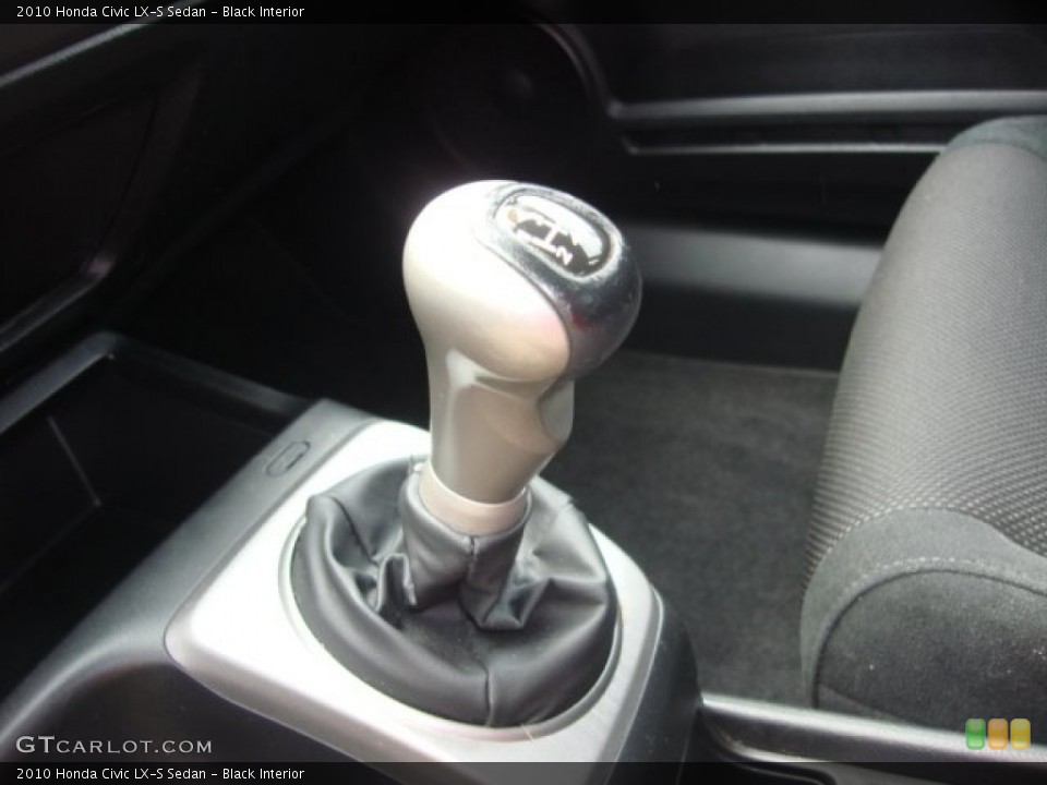 Black Interior Transmission for the 2010 Honda Civic LX-S Sedan #85539911