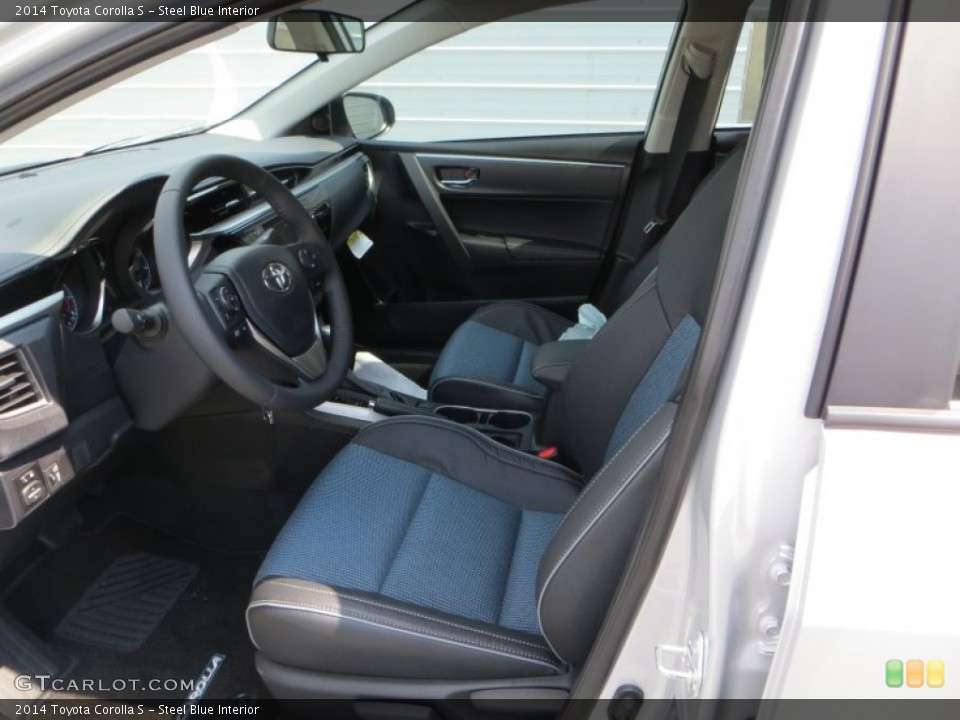 Steel Blue Interior Photo for the 2014 Toyota Corolla S #85540376