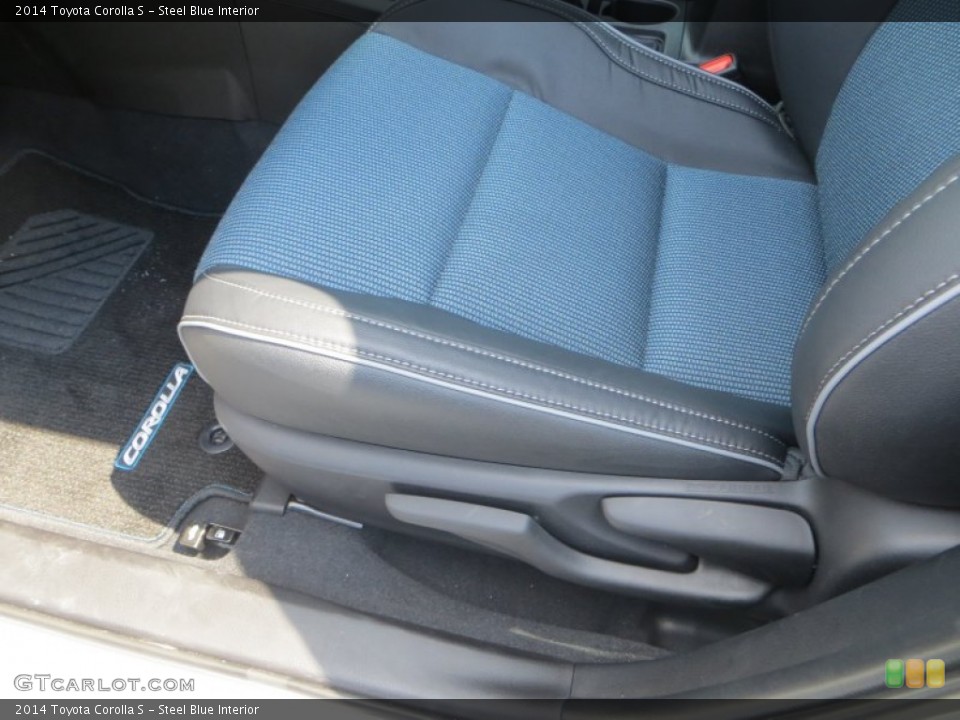 Steel Blue Interior Front Seat for the 2014 Toyota Corolla S #85540397
