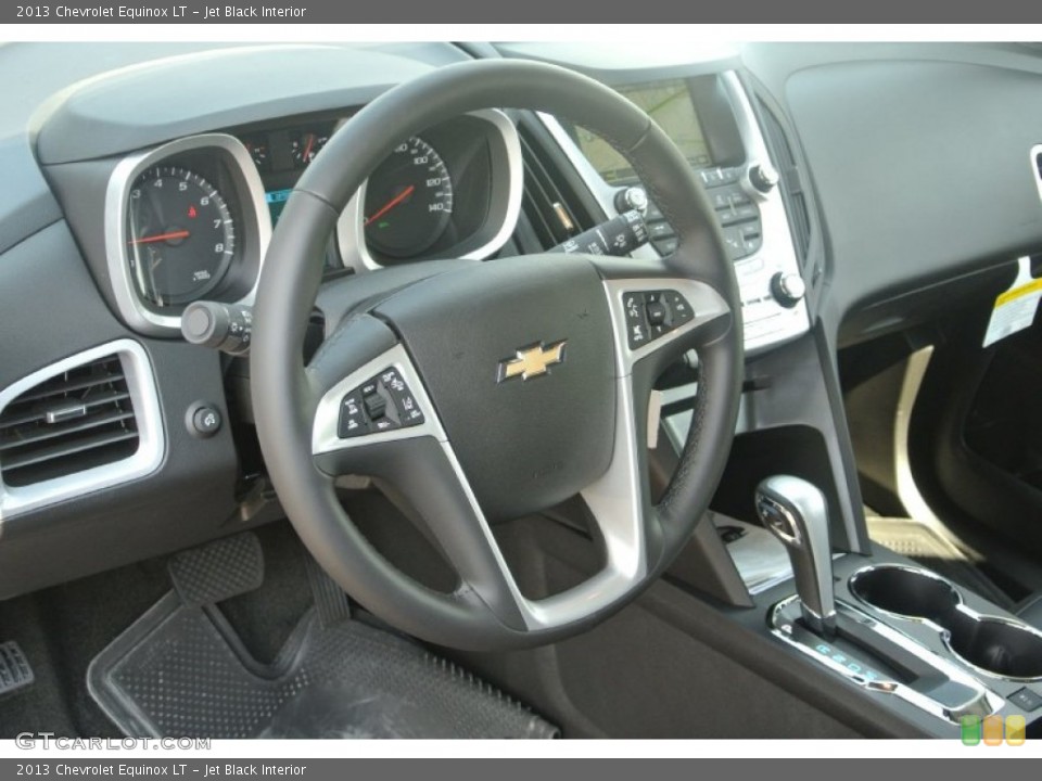 Jet Black Interior Steering Wheel for the 2013 Chevrolet Equinox LT #85541183