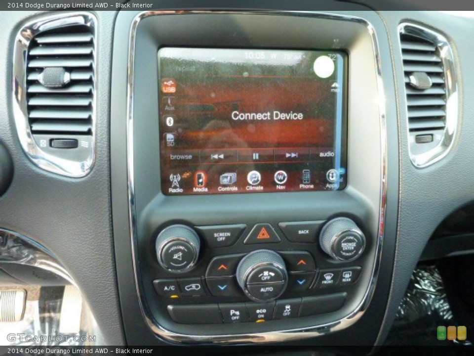 Black Interior Controls for the 2014 Dodge Durango Limited AWD #85541327