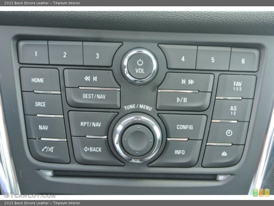 Titanium Interior Controls for the 2013 Buick Encore Leather #85544104