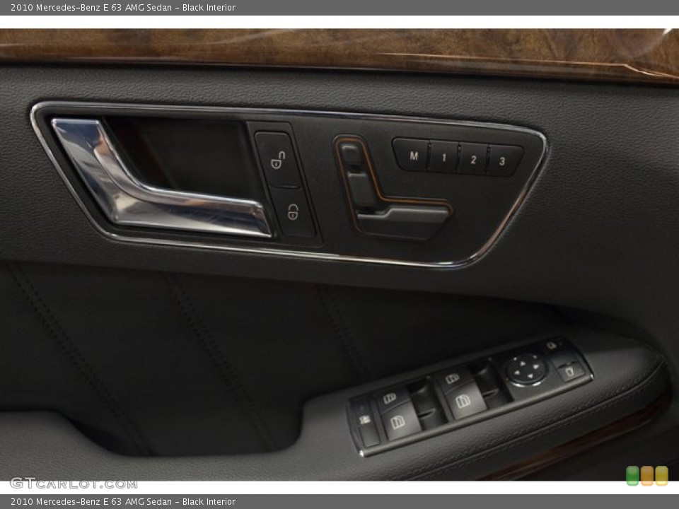 Black Interior Controls for the 2010 Mercedes-Benz E 63 AMG Sedan #85548674