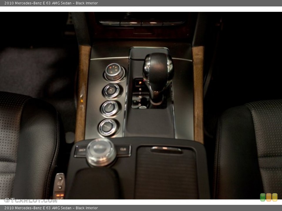 Black Interior Transmission for the 2010 Mercedes-Benz E 63 AMG Sedan #85548810