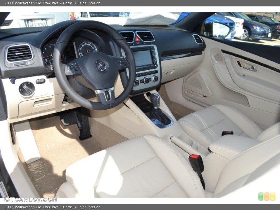 Cornsilk Beige Interior Photo for the 2014 Volkswagen Eos Executive #85550927