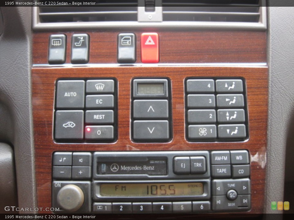 Beige Interior Controls for the 1995 Mercedes-Benz C 220 Sedan #85553000