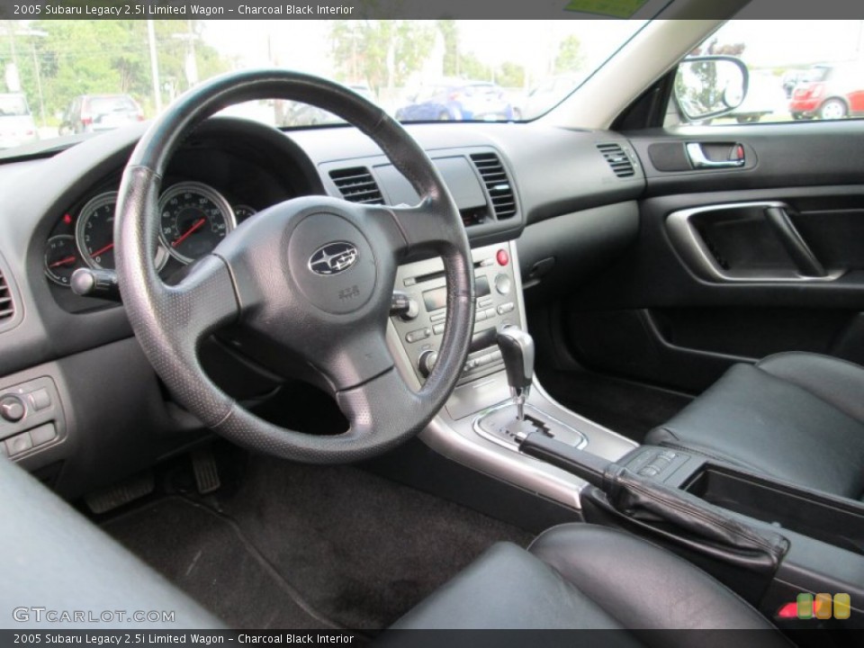 Charcoal Black Interior Photo for the 2005 Subaru Legacy 2.5i Limited Wagon #85554599