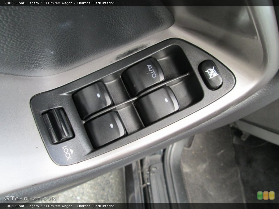 Charcoal Black Interior Controls for the 2005 Subaru Legacy 2.5i Limited Wagon #85554659