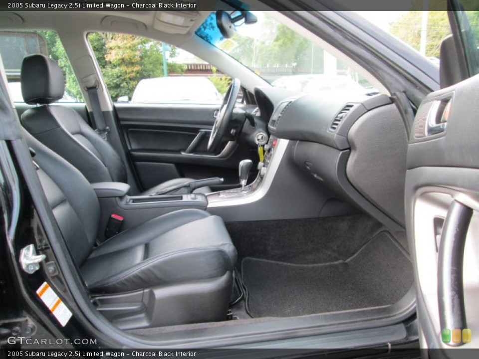 Charcoal Black Interior Front Seat for the 2005 Subaru Legacy 2.5i Limited Wagon #85554767