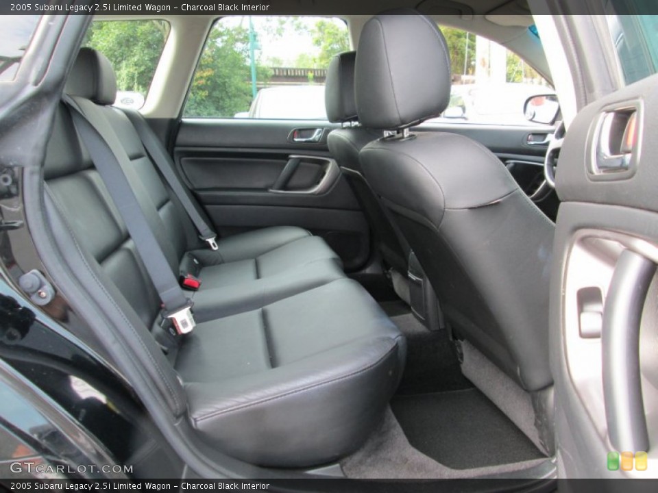 Charcoal Black Interior Rear Seat for the 2005 Subaru Legacy 2.5i Limited Wagon #85554806