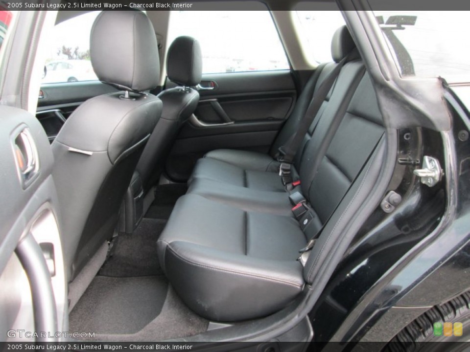 Charcoal Black Interior Rear Seat for the 2005 Subaru Legacy 2.5i Limited Wagon #85554863