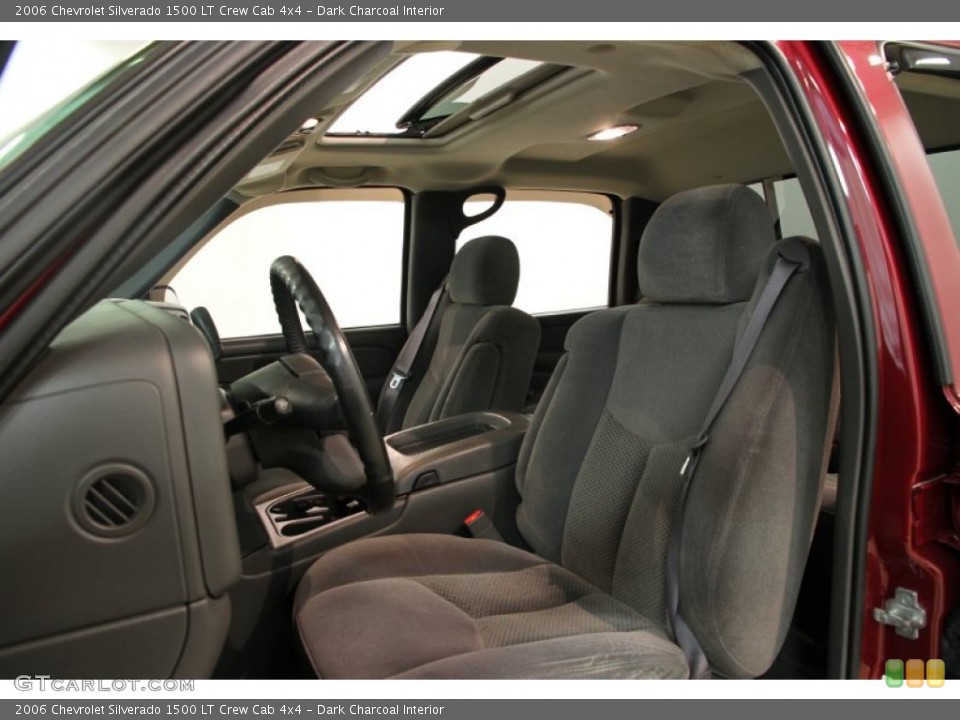 Dark Charcoal Interior Front Seat for the 2006 Chevrolet Silverado 1500 LT Crew Cab 4x4 #85555784