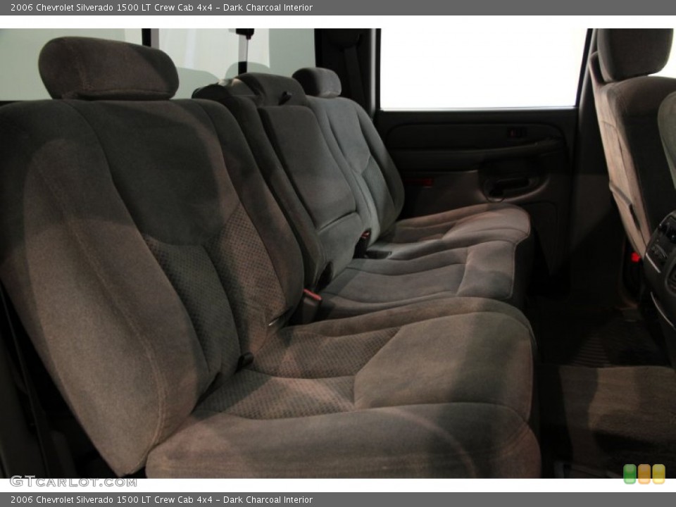 Dark Charcoal Interior Rear Seat for the 2006 Chevrolet Silverado 1500 LT Crew Cab 4x4 #85555877