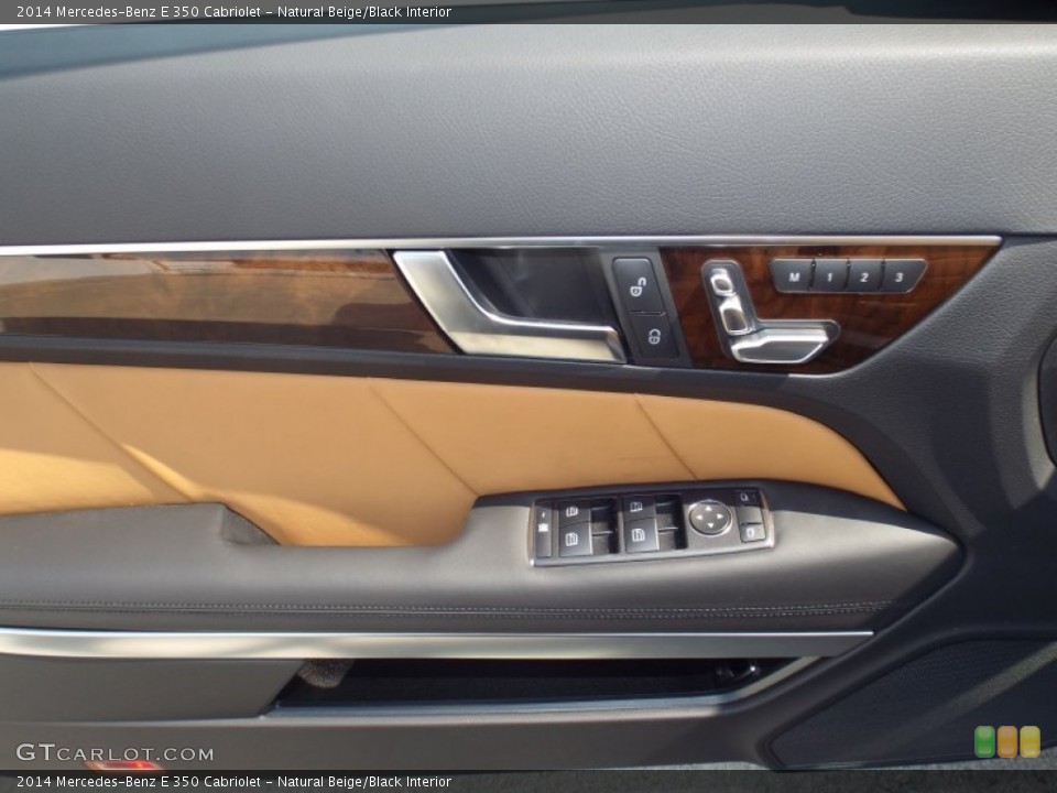Natural Beige/Black Interior Door Panel for the 2014 Mercedes-Benz E 350 Cabriolet #85556293