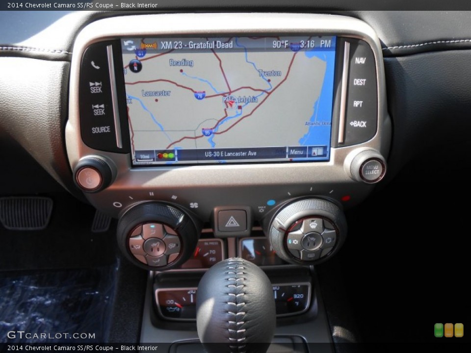 Black Interior Navigation for the 2014 Chevrolet Camaro SS/RS Coupe #85557344