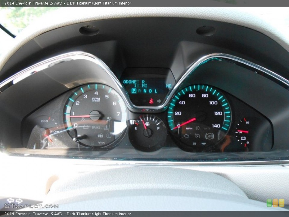 Dark Titanium/Light Titanium Interior Gauges for the 2014 Chevrolet Traverse LS AWD #85558367