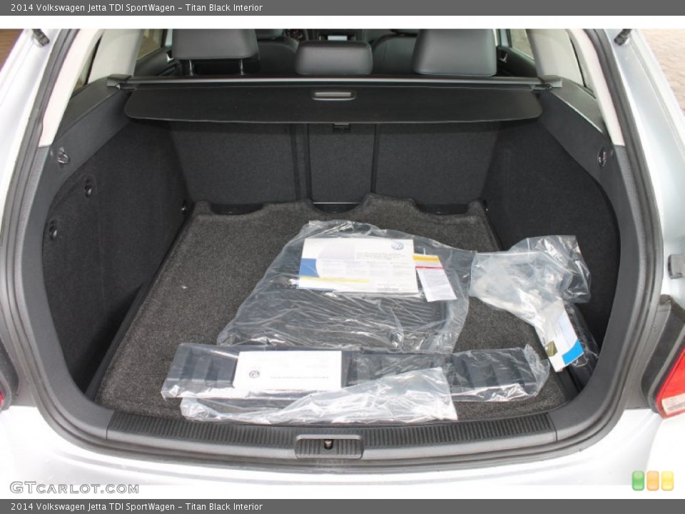 Titan Black Interior Trunk for the 2014 Volkswagen Jetta TDI SportWagen #85559300