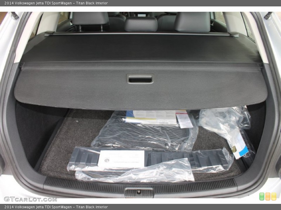 Titan Black Interior Trunk for the 2014 Volkswagen Jetta TDI SportWagen #85559309