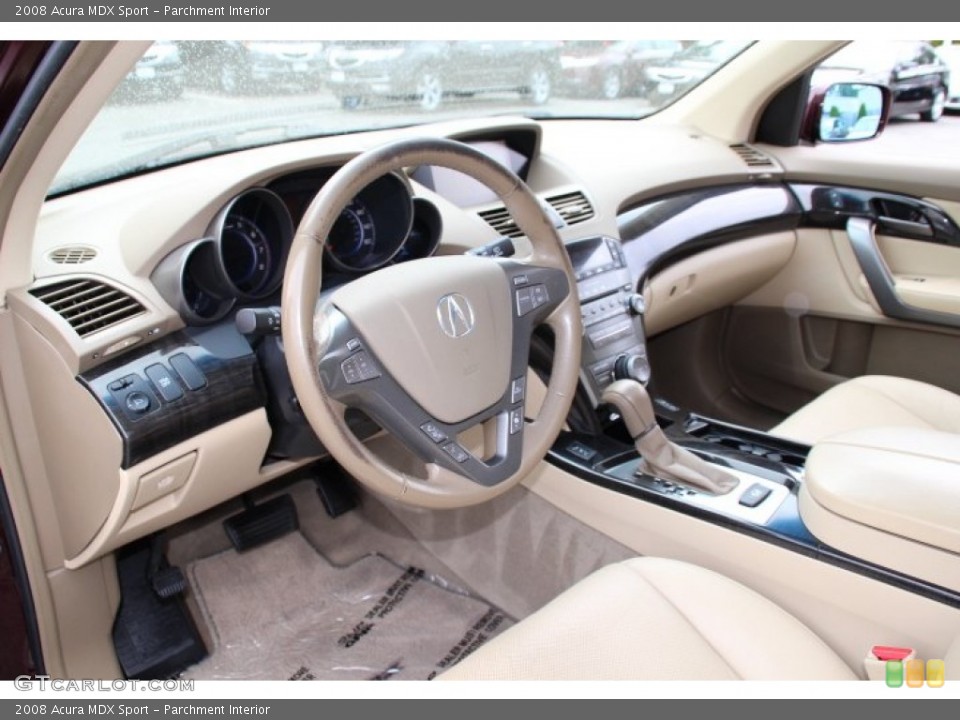 Parchment 2008 Acura MDX Interiors