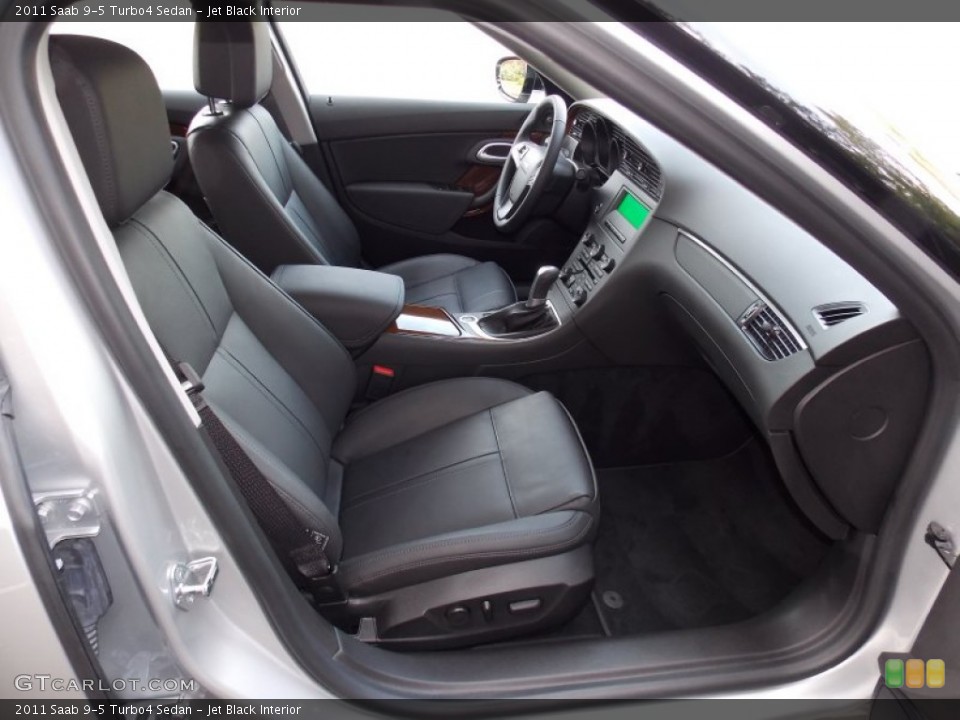 Jet Black Interior Photo for the 2011 Saab 9-5 Turbo4 Sedan #85562693