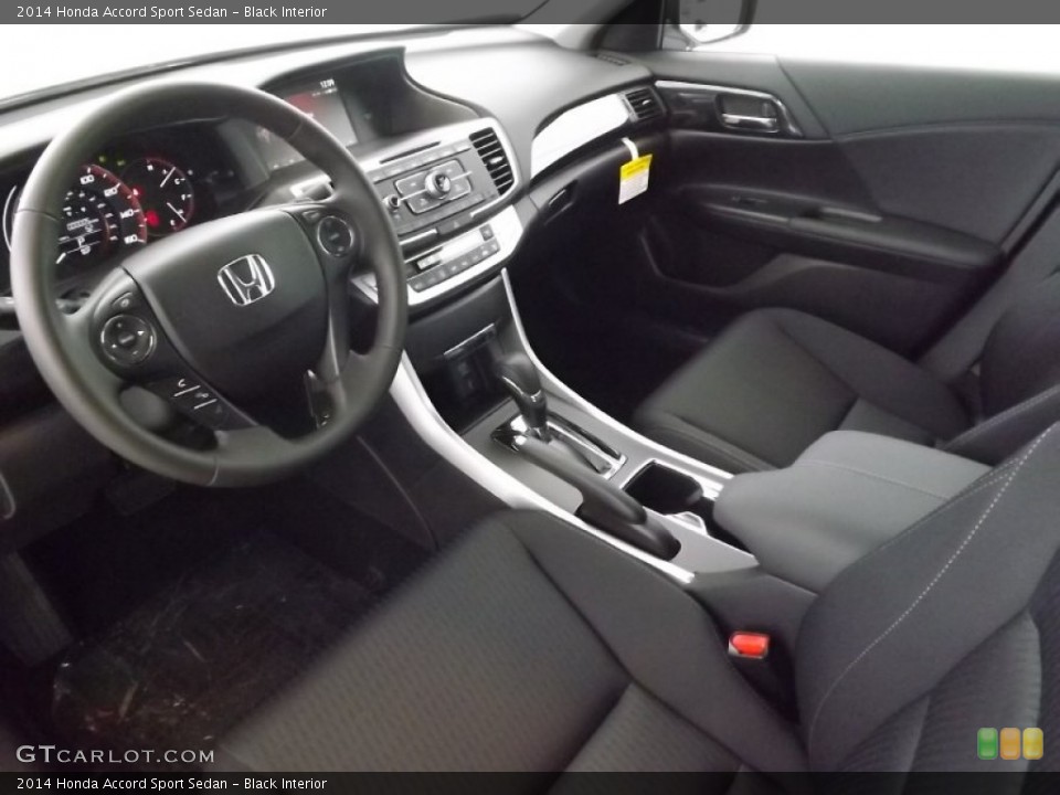 Black Interior Prime Interior for the 2014 Honda Accord Sport Sedan #85563797