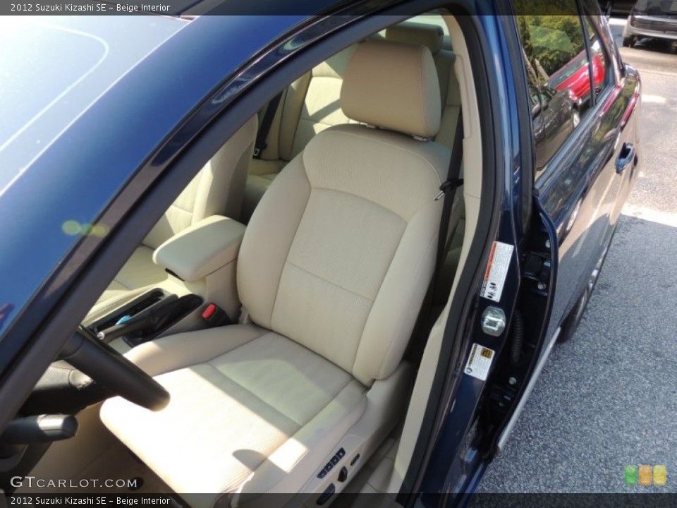 Beige Interior Front Seat for the 2012 Suzuki Kizashi SE #85564004