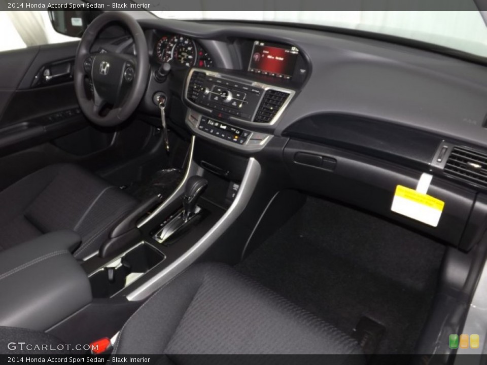 Black Interior Dashboard for the 2014 Honda Accord Sport Sedan #85564190