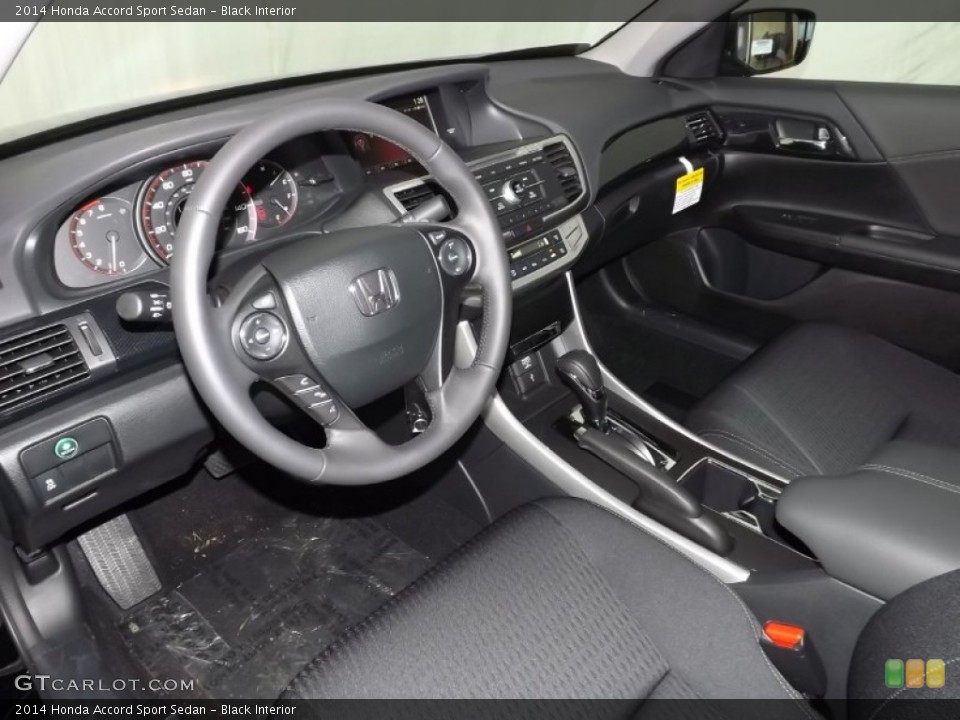 Black Interior Prime Interior for the 2014 Honda Accord Sport Sedan #85564457
