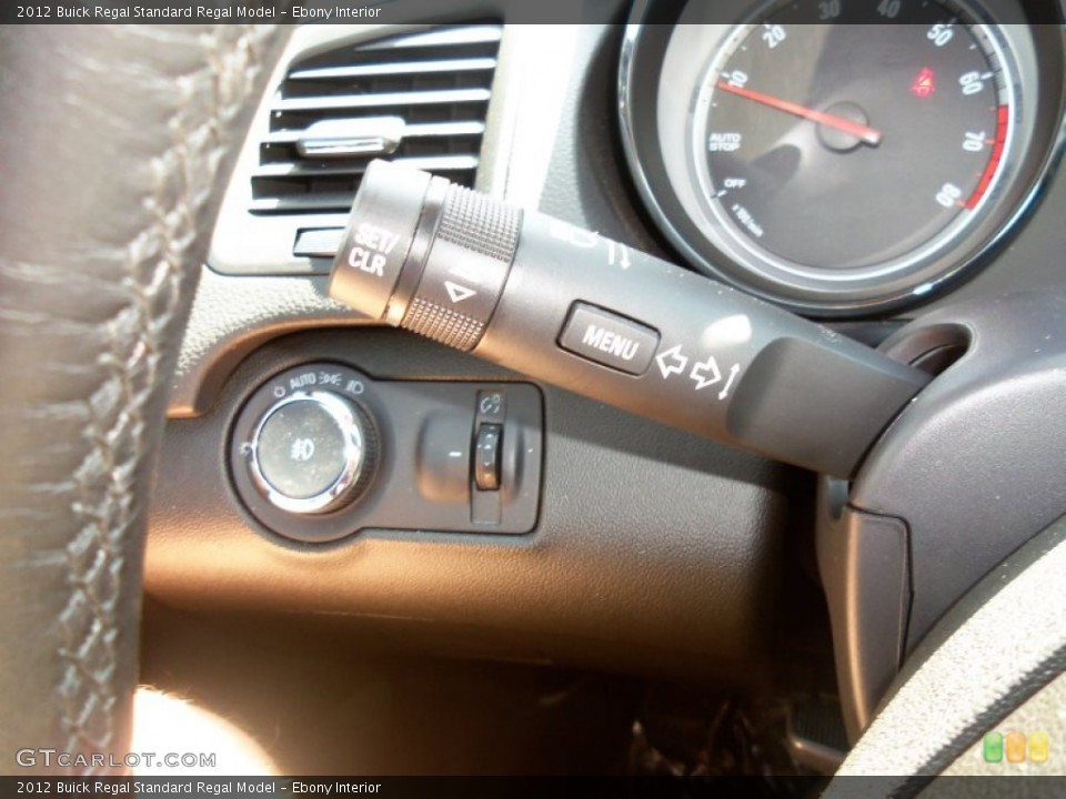 Ebony Interior Controls for the 2012 Buick Regal  #85564898