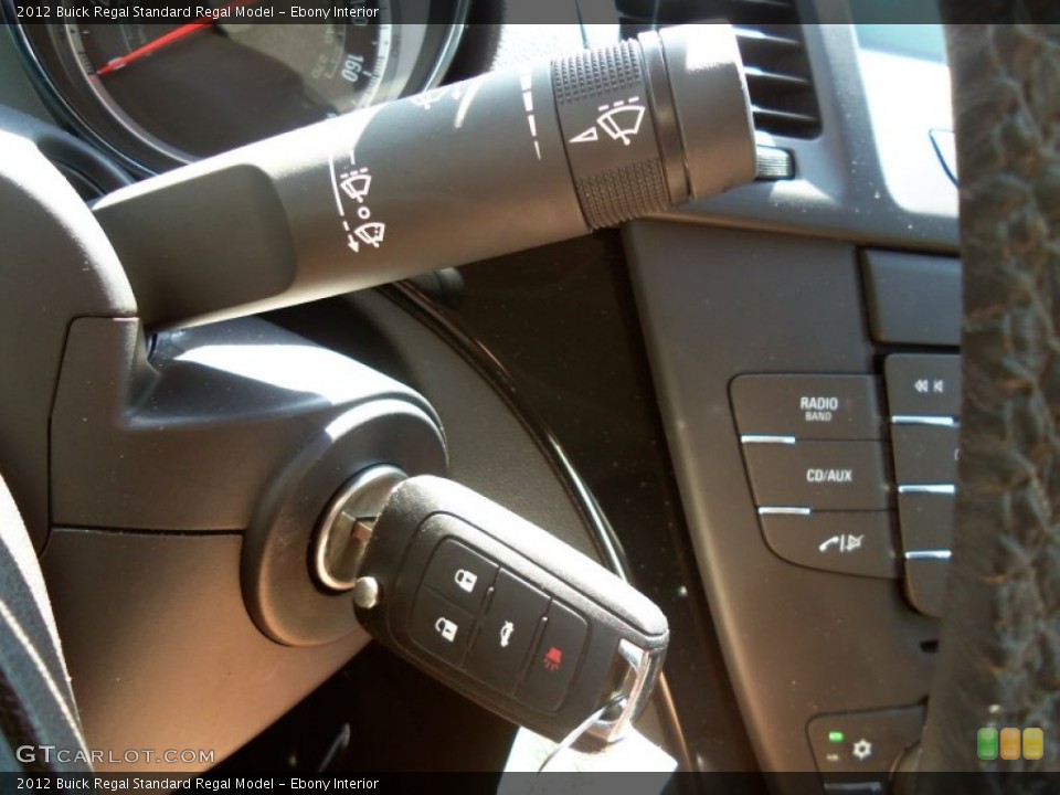 Ebony Interior Controls for the 2012 Buick Regal  #85564916