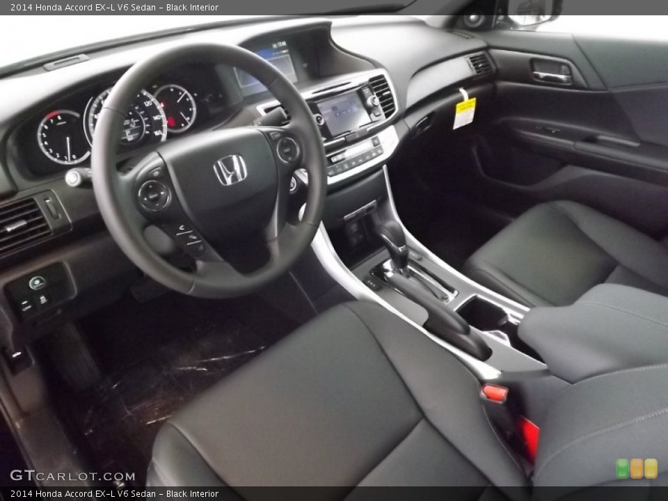Black Interior Photo for the 2014 Honda Accord EX-L V6 Sedan #85567406