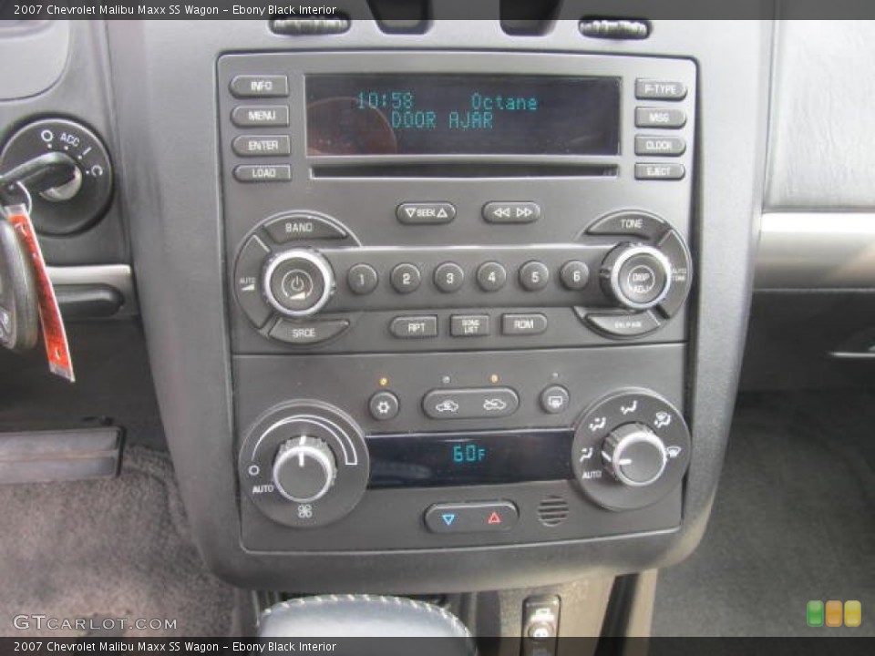 Ebony Black Interior Controls for the 2007 Chevrolet Malibu Maxx SS Wagon #85568420