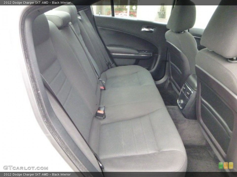 Black Interior Rear Seat for the 2012 Dodge Charger SXT AWD #85568565