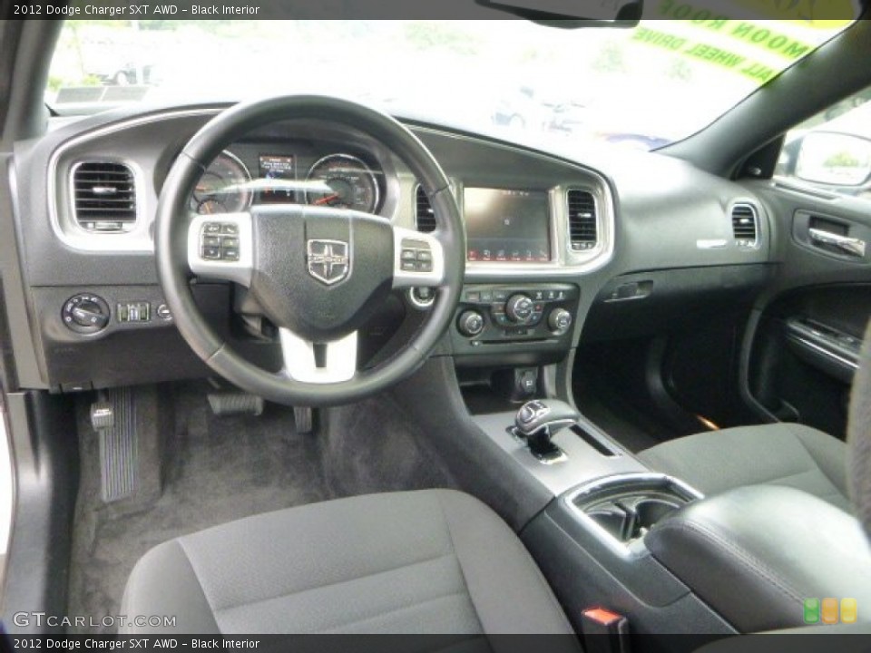 Black Interior Prime Interior for the 2012 Dodge Charger SXT AWD #85568645