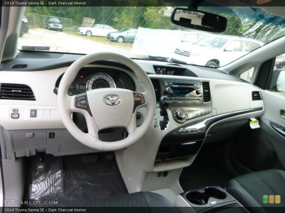 Dark Charcoal Interior Dashboard for the 2014 Toyota Sienna SE #85569305